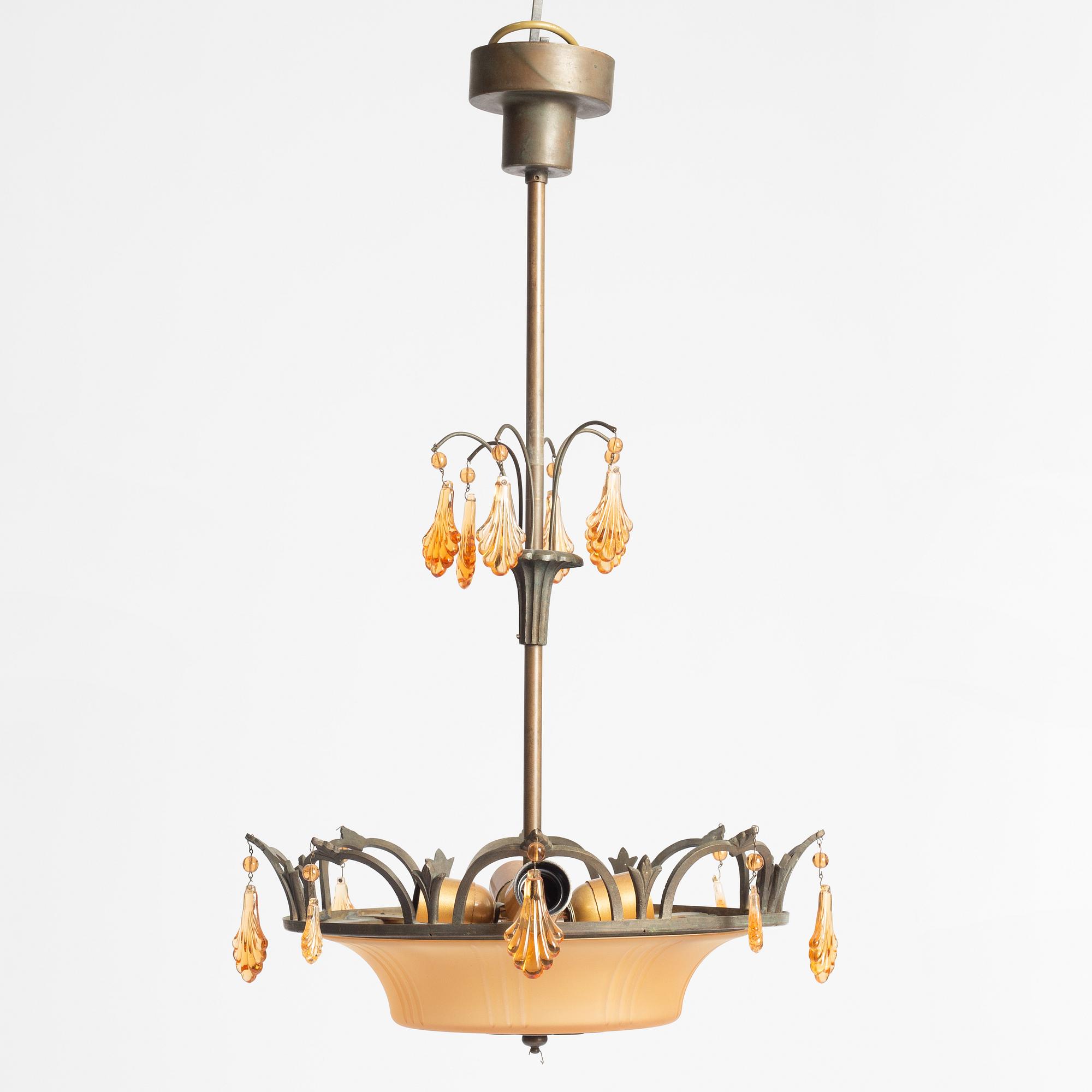 Ceiling lamp, Swedish Grace, 1920s.