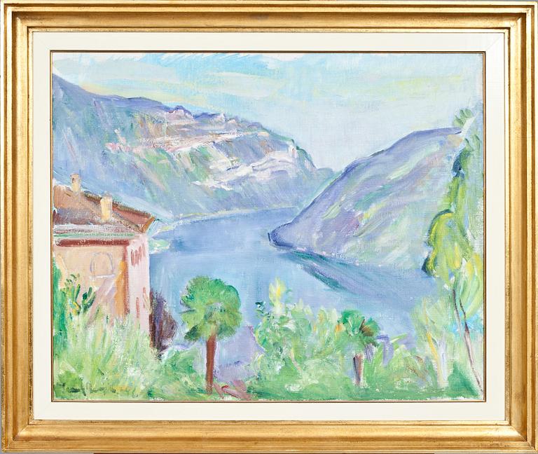 SVANTE BERGH, olja på duk, sign.