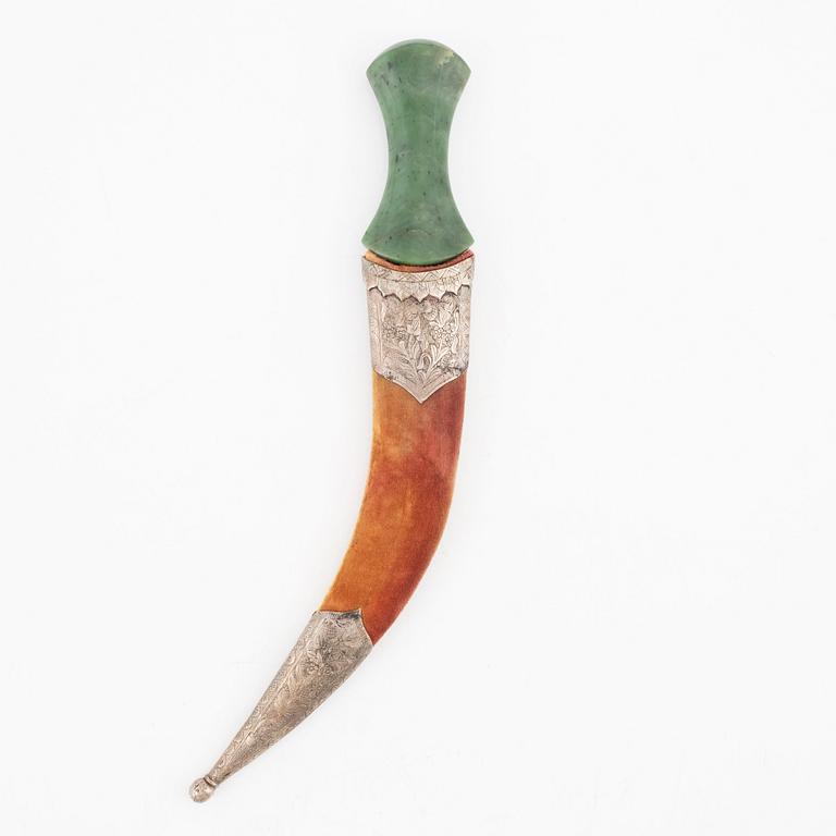 Khanjar, dagger, indopersian for the ottoman market, turn of the Century 1900.