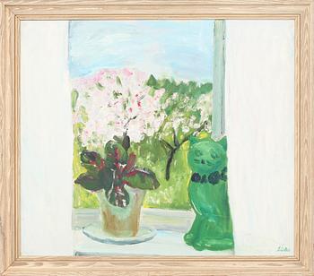 EVY LÅÅS, olja på duk, signerad.