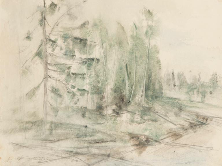 Aimo Kanerva, Forest landscape.