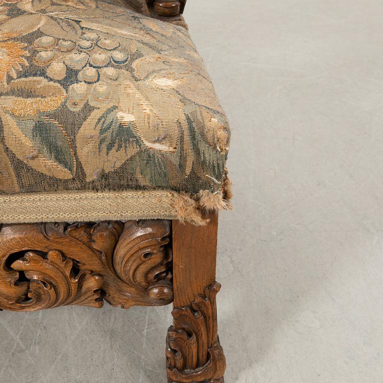 Armchair Baroque style first half of the 20th century.