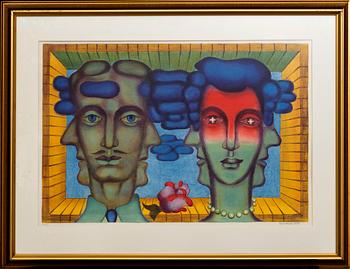 ERIK OLSON, lithograph in color, numbered 13/310 and signed 1973.