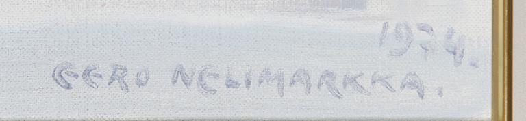 Eero Nelimarkka, Vinterlandskap.