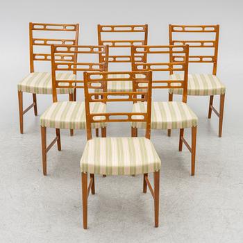 David Rosén, stolar, 6 st, "Futura", Nordiska Kompaniet, 1950-tal.