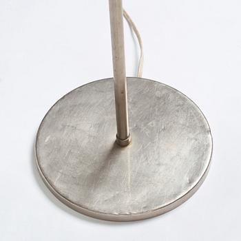 Futurum, probably designed by Margareta Köhler, a nickel plated floor lamp, Stockholm ca 1938.