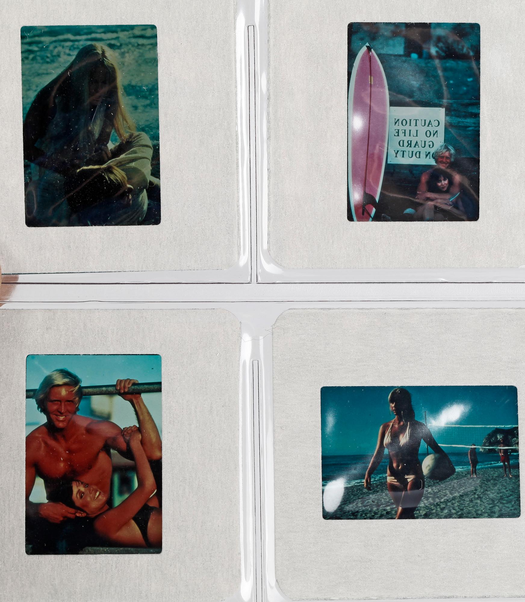 FILMMEMORABILIA, diabilder, ca 100 st, från olika filmer, bl.a "California Dreamin".