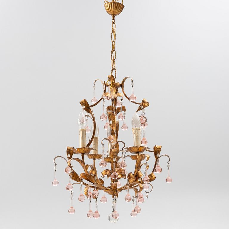 A chandelier, probably Italy, mid-20th Century.