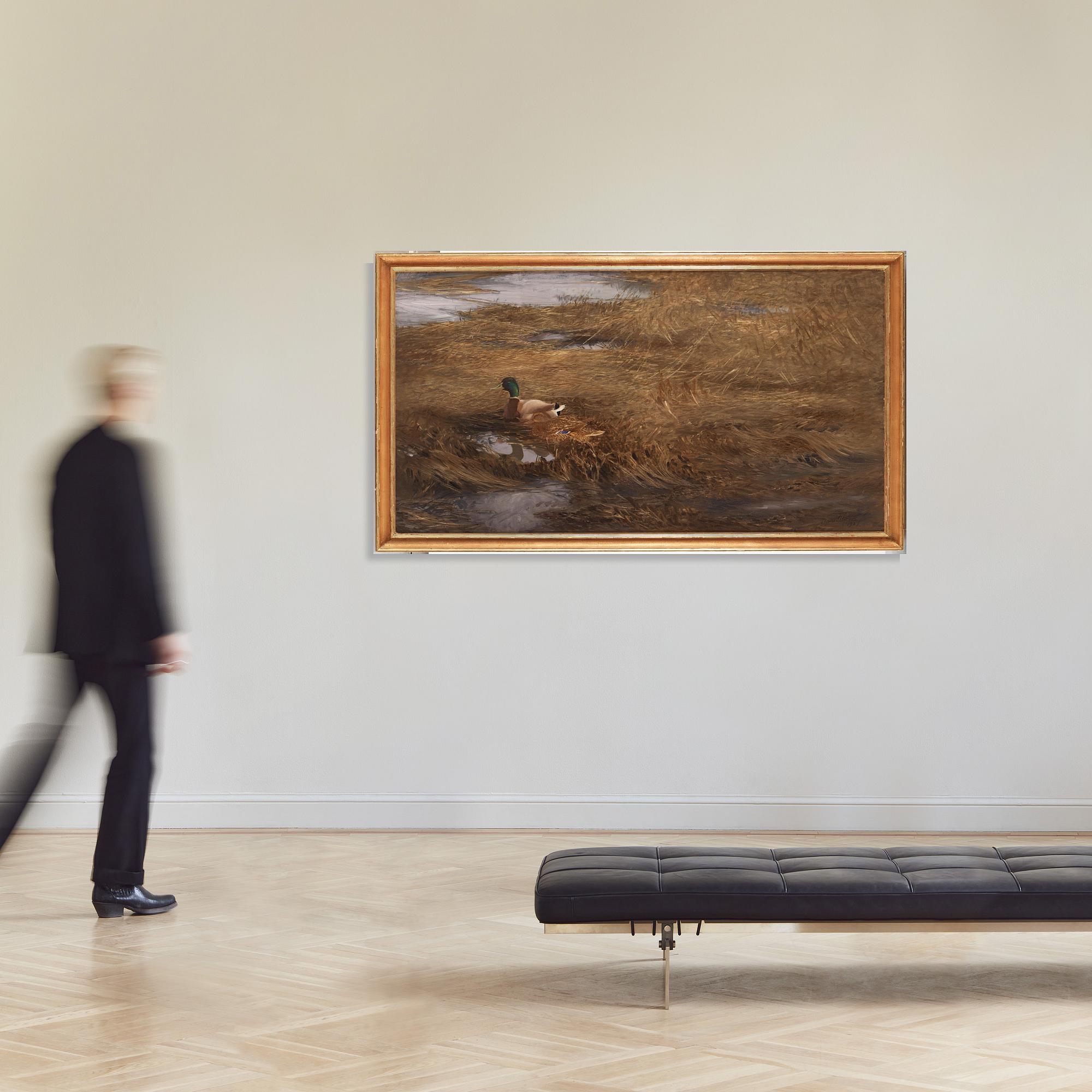 Bruno Liljefors, Gräsandpar i vass.