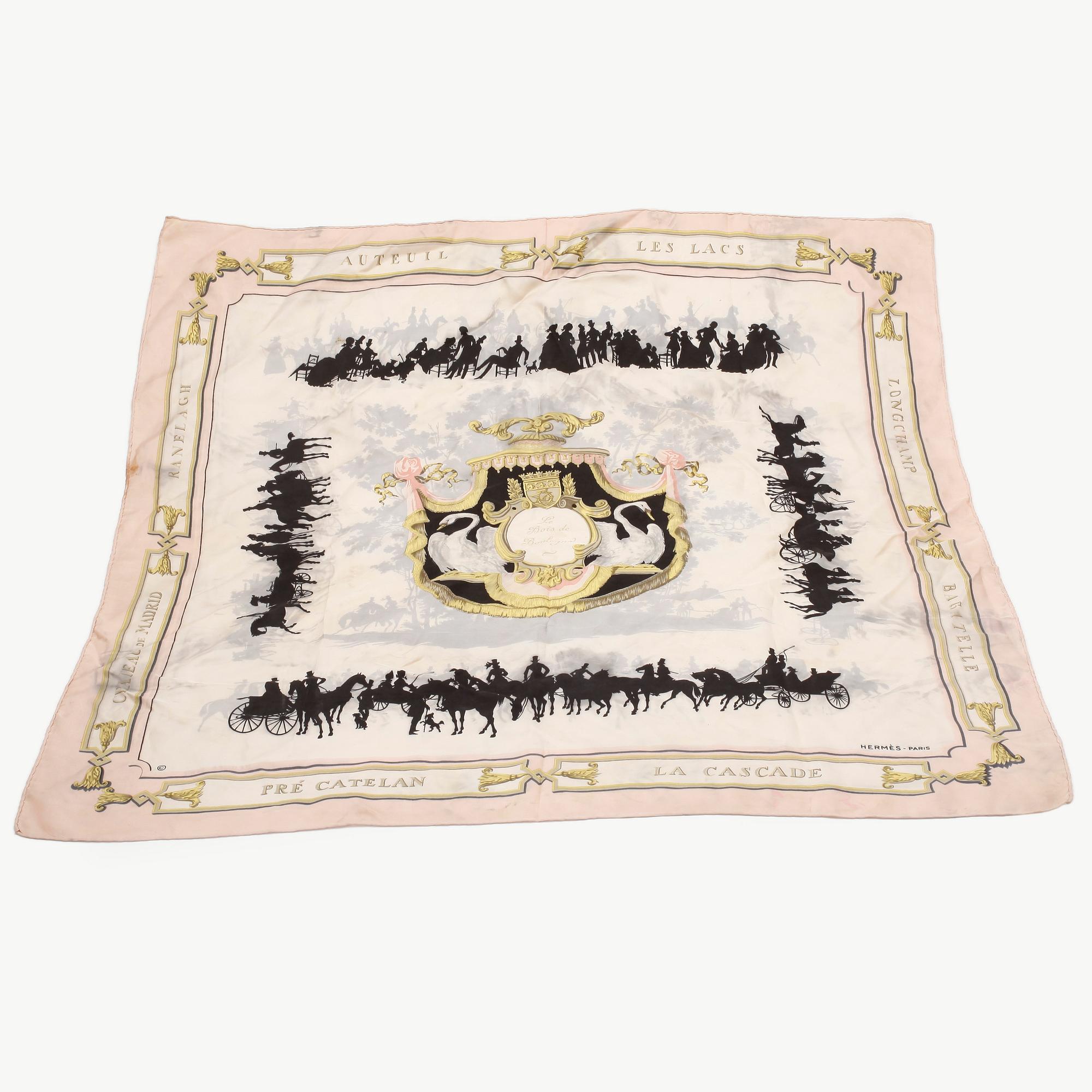 SCARFS, Hermès, "Le bois de Boulogne".