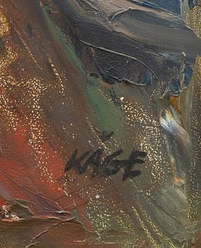 Wilhelm Kåge, Landscape with cottages.