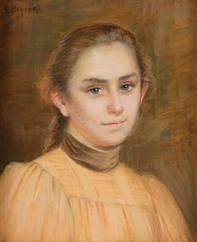 756A. Elisabeth Keyser, Portrait of a young woman.