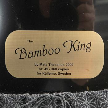 Mats Theselius, armchair, a pair, "Bamboo king", Källemo AB, Värnamo, 8/360 and 49/360.