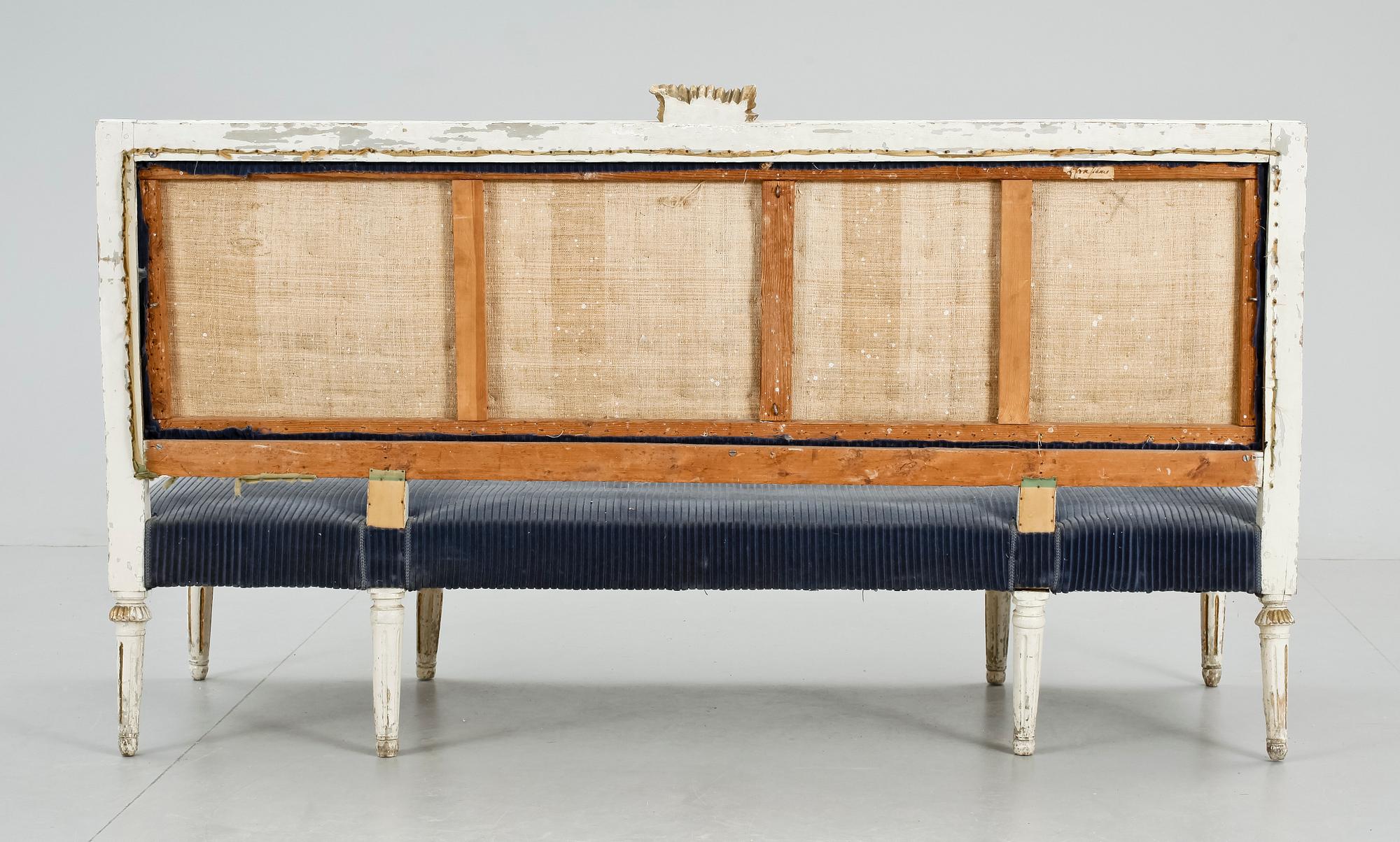 SOFFA, gustaviansk, sent 1700-tal.