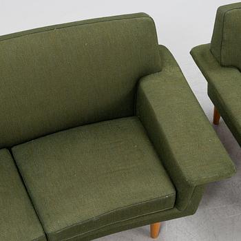 A sofa and easy chair by Johannes Andersen, 'Drott', Trensum. 1960-70s.