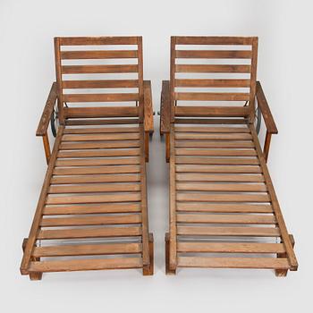 Elsa Stackelberg, a pair of sun loungers, Fri Form, Edsbruk.