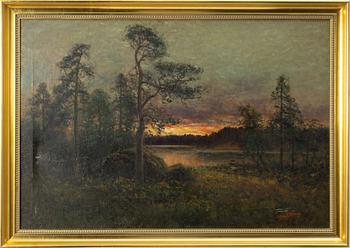 Severin Nilson, Skymningslandskap.