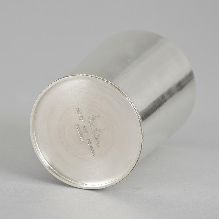 BÄGARE, silver, Wiwen Nilsson, Lund, 1947, vikt ca 131g.