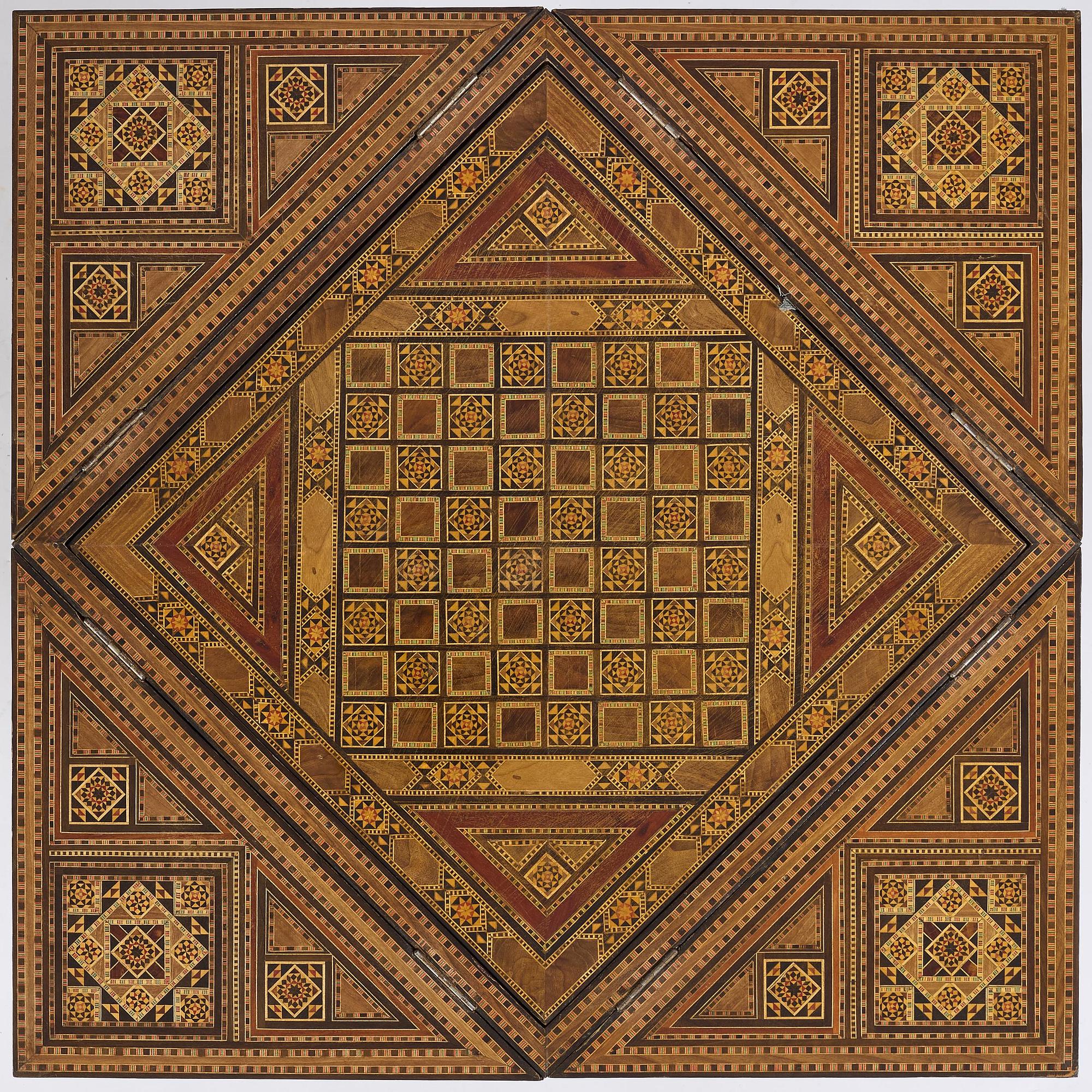 Spelbord, Damaskus Syrien, omkring år 1900.