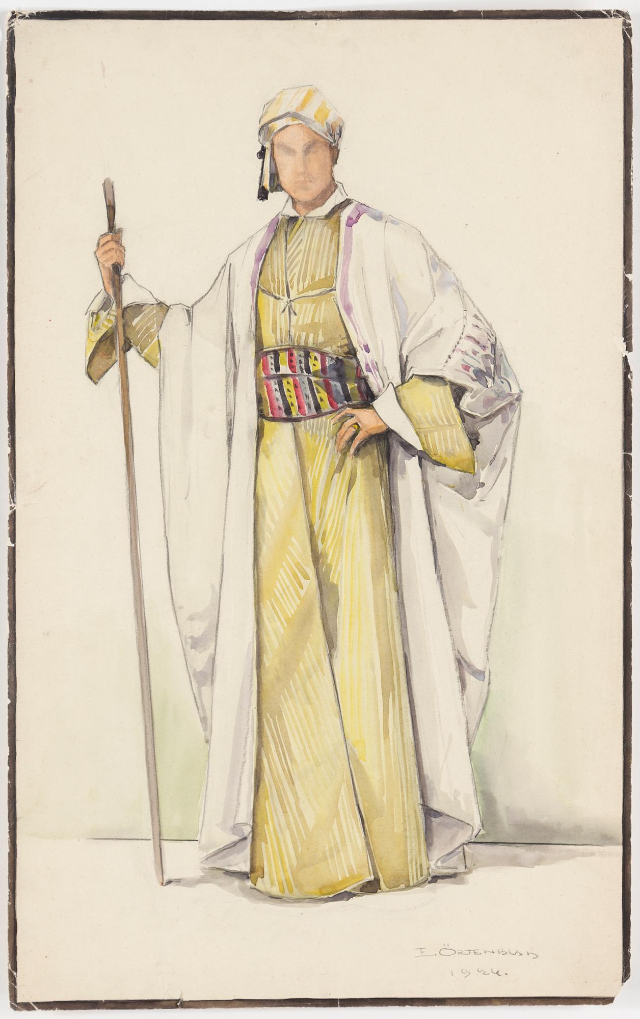 ELSA ÖRTENBLAD, 13 water colours, signed, 1920´s.