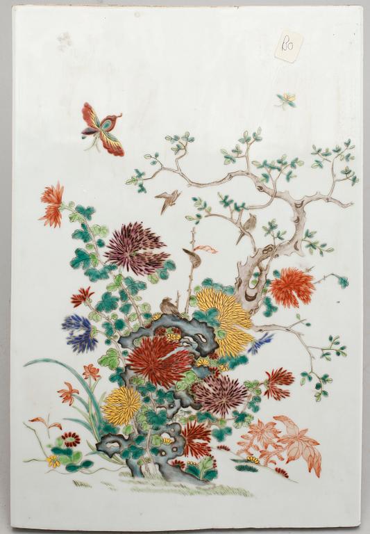 PLATTA, porslin, Kina, 1800-/1900-tal.