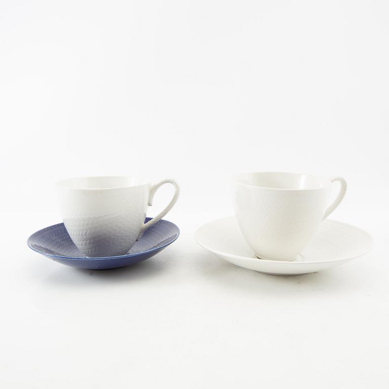 Hertha Bengtson, service pieces, 41 pieces, "Blue Fire", Rörstrand.