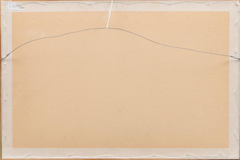 KARI SUOMALAINEN, pilapiirros, sekatekniikka, signeerattu ja päivätty.