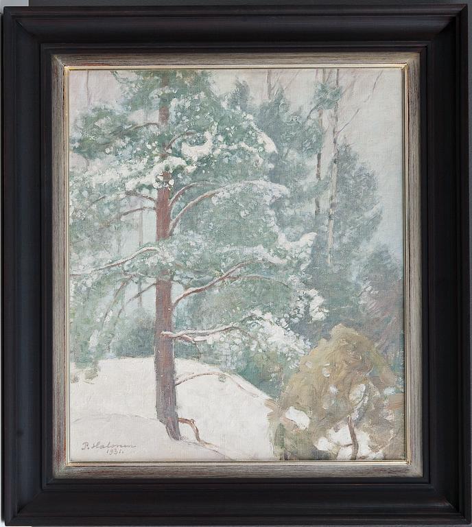 Pekka Halonen, WINTER LANDSCAPE.