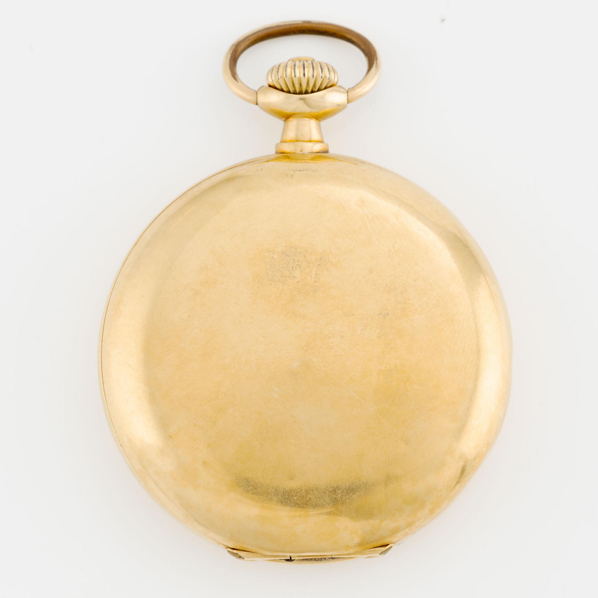 Omega, pocket watch, hunter, 50 mm.