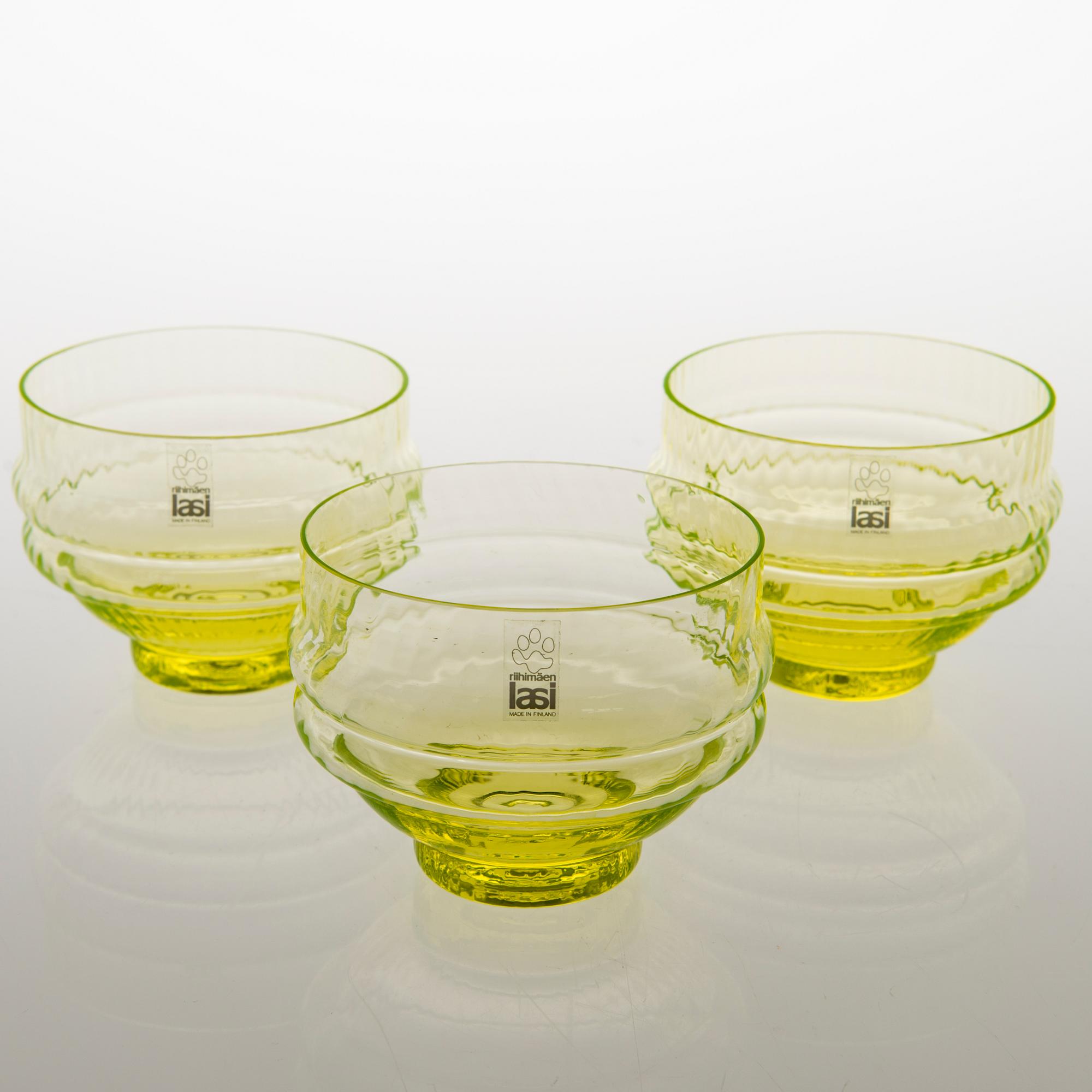 NANNY STILL 16-piece set of Sultan Glassware by Riihimäen Lasi Oy, 1960s.