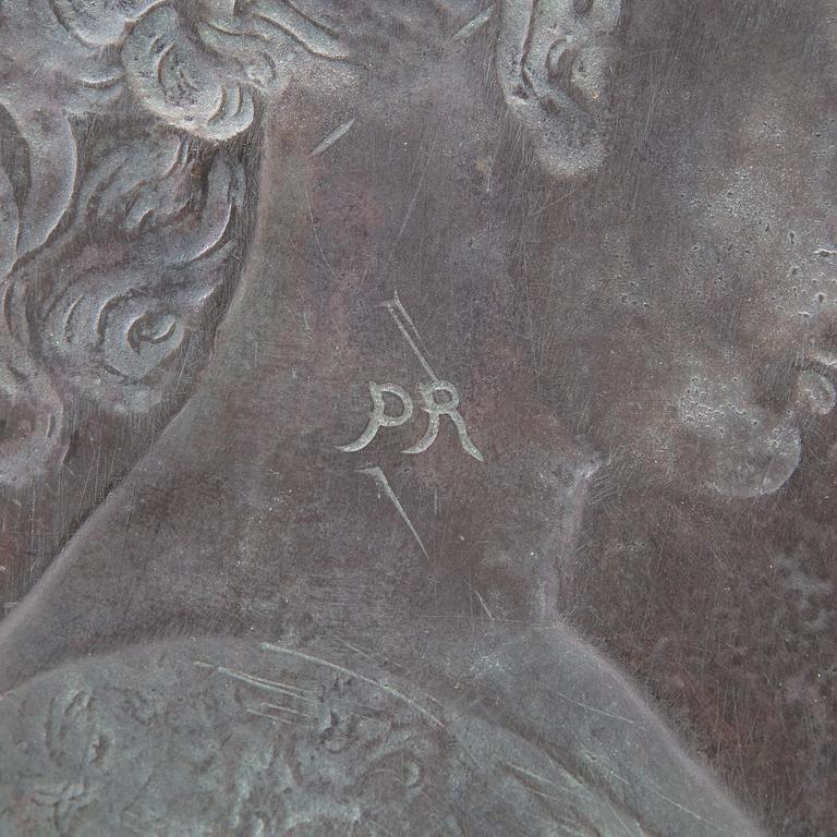 Relief, brons, Sankt Cecilia, 1900-tal.