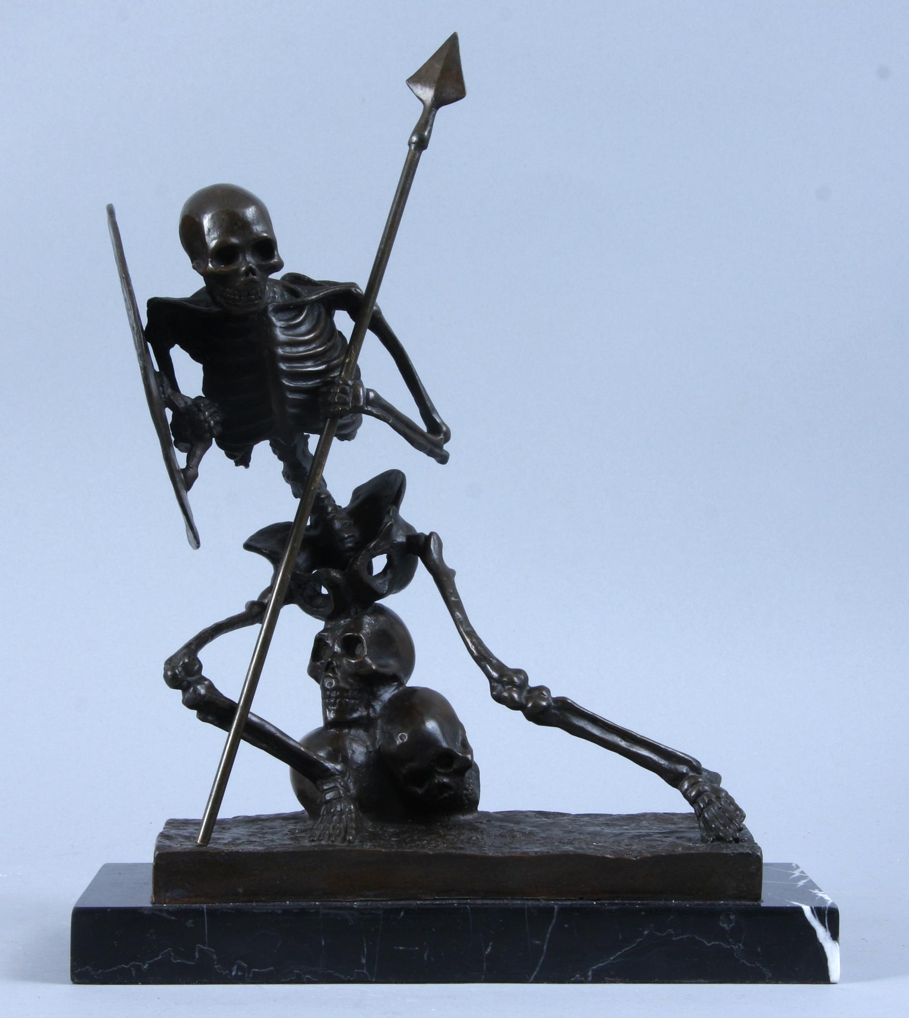 SKULPTUR, brons, sekelskifte 1900/2000-tal.