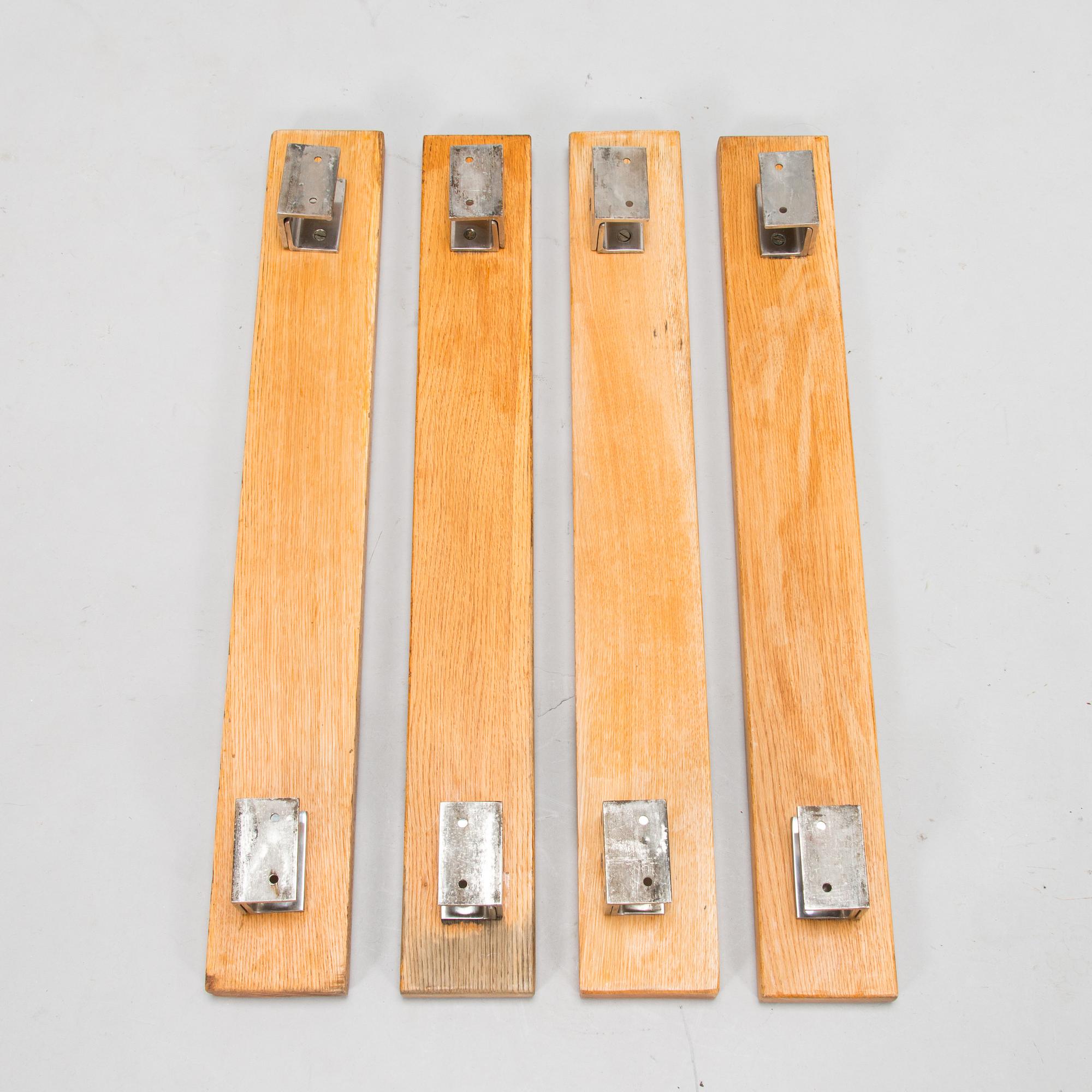 Dörrhandtag, 4 st, 1960-70-tal.