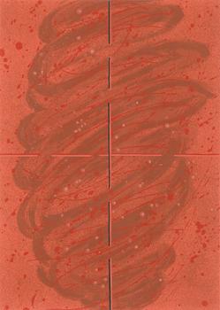 Juhana Blomstedt, serigrafi, signerad och daterad -86, numrerad 94/100.