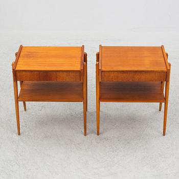 Sängbord, ett par, 1960-tal.