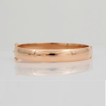 ARMRING, 18k guld, AIG, Gävle, 1990. Vikt 61 g.