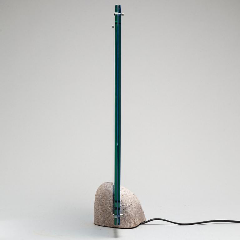 KEITH HARING & TOSHIYUKI KITA, a glass table lamp for Kreon, 1988.