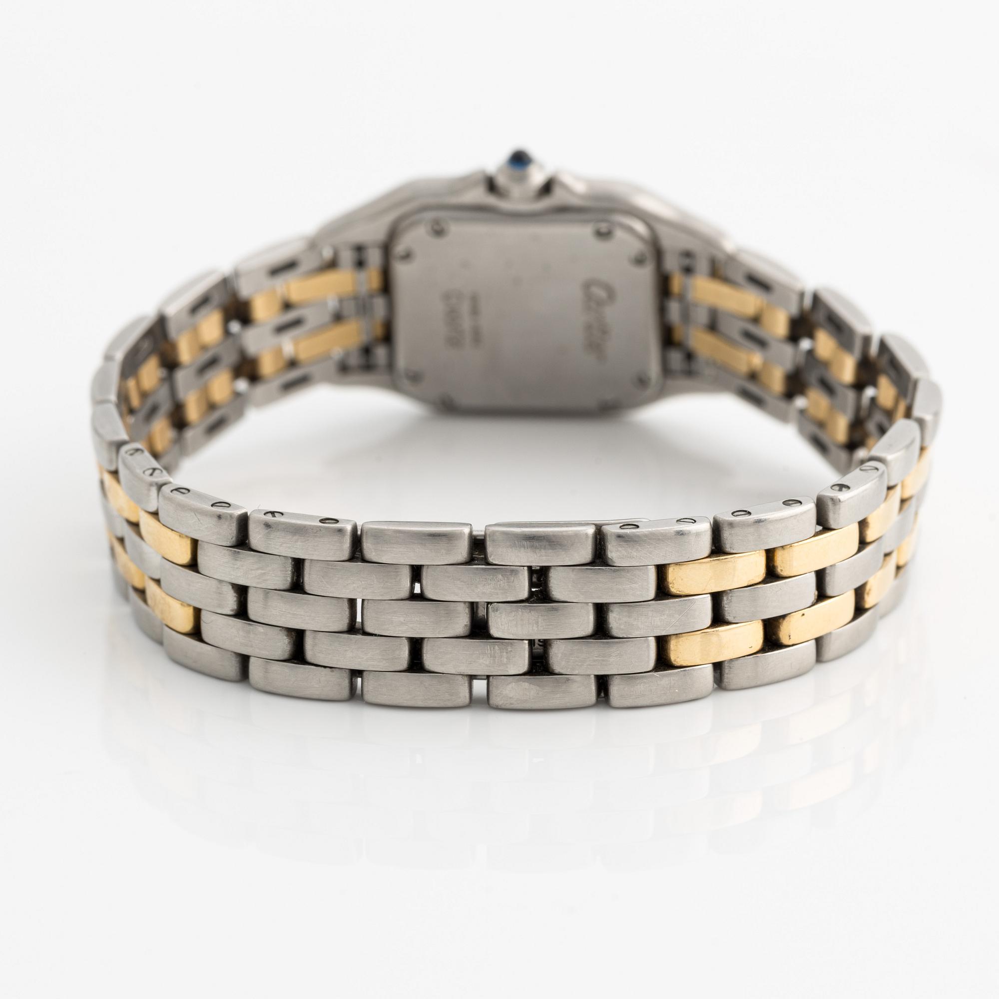 Cartier, Panthère, armbandsur, 21,5 x 21,5 (30) mm.