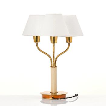 Harald Notini, a table lamp, model '15484', Arvid Böhlmarks Lampfabrik, Sweden, 1940s.