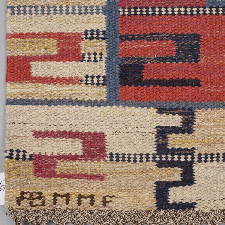 Märta Måås-Fjetterström, MATTO, "Röda Esset", flat weave, ca 369 x 347,5 cm, signed AB MMF.