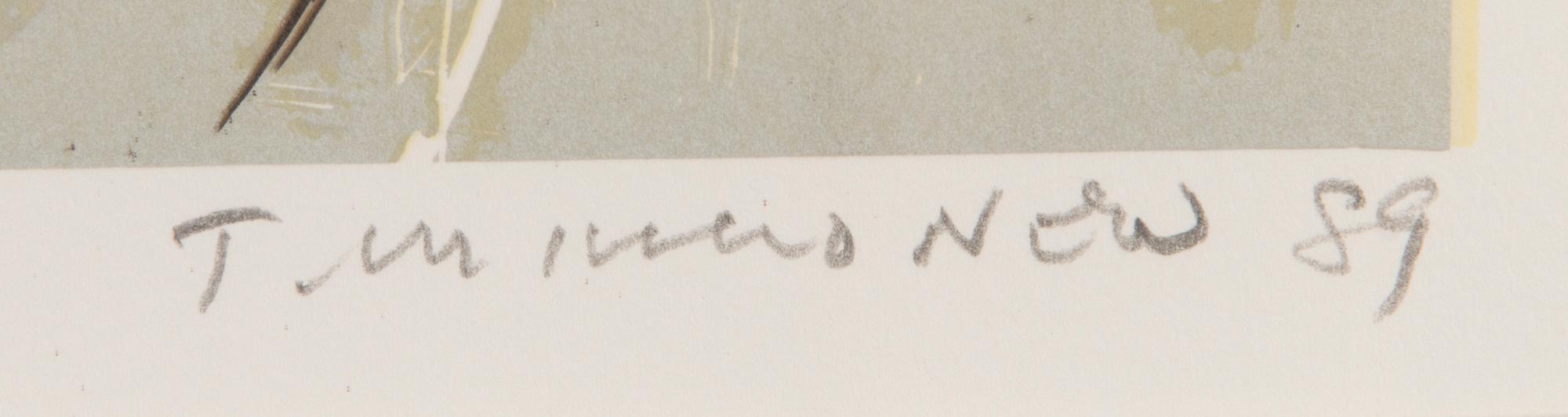 TAPANI MIKKONEN, lithograph, signed, marked EA II 3/5 and dated -89.