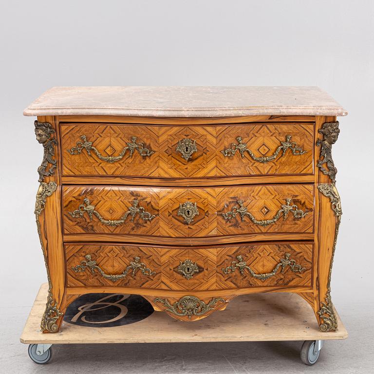 A Régence style chest of drawers, France, late 19th century.