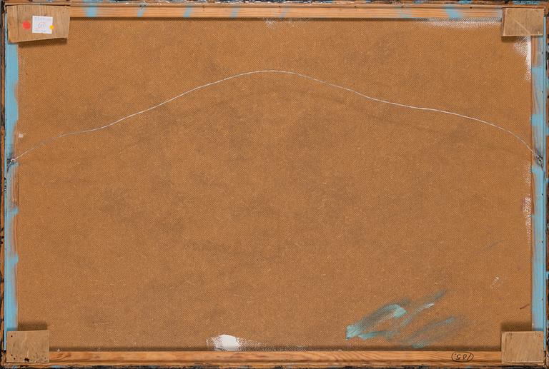Juha Soisalo, oil on board, signed and dated -72.