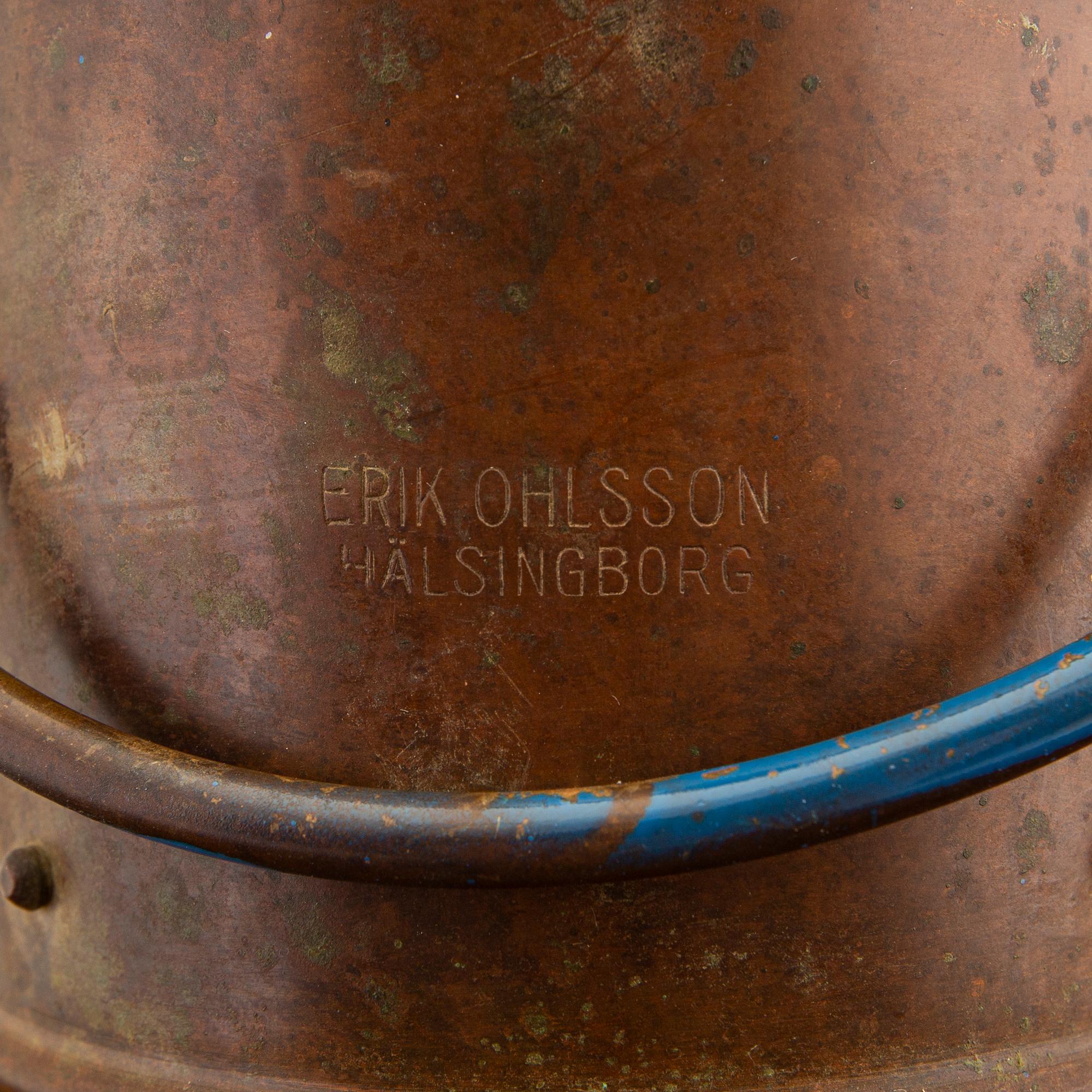 A ship's lantern by Erik Ohlsson Hälsingborg first half of the 20th century.