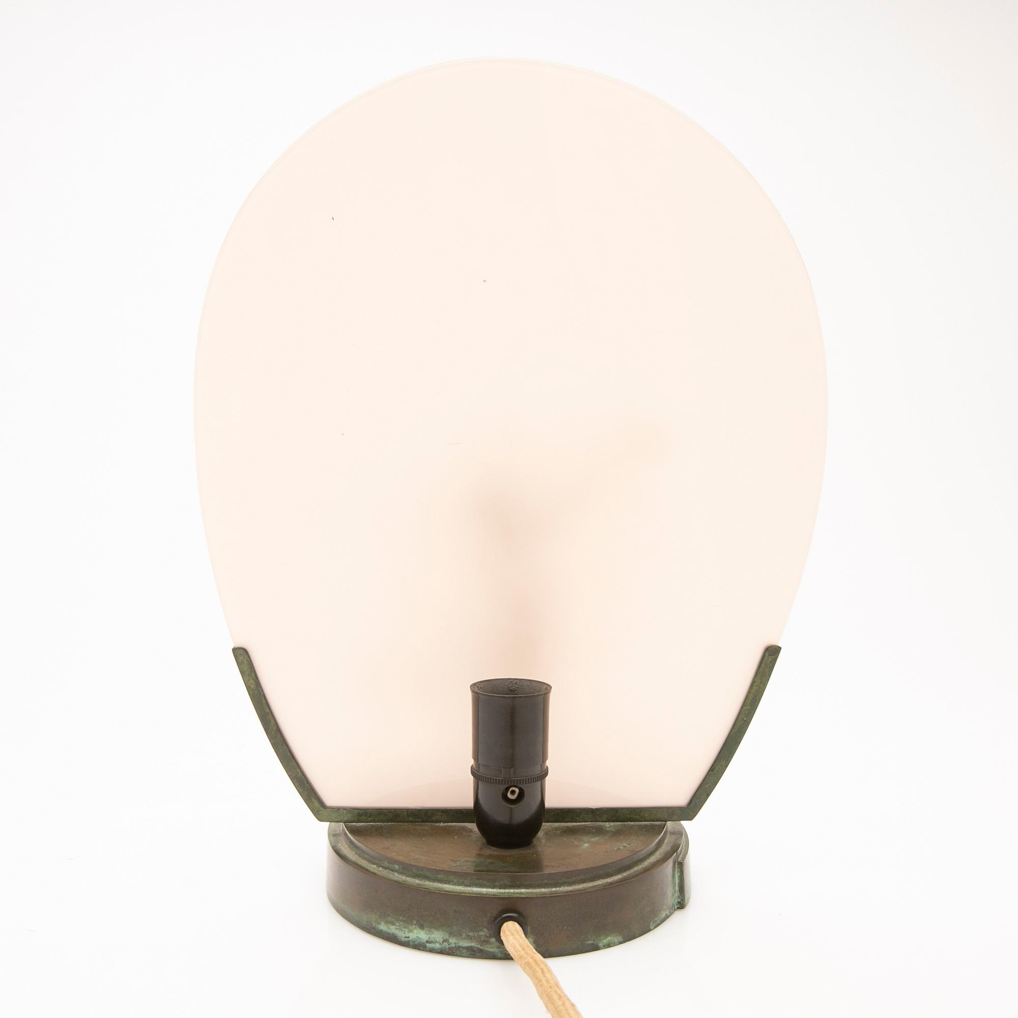 Table lamp, bronze, Swedish Grace, 1920s/30s.