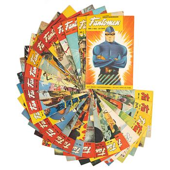 Comic books, 26 issues, "The Phantom", 1951.
