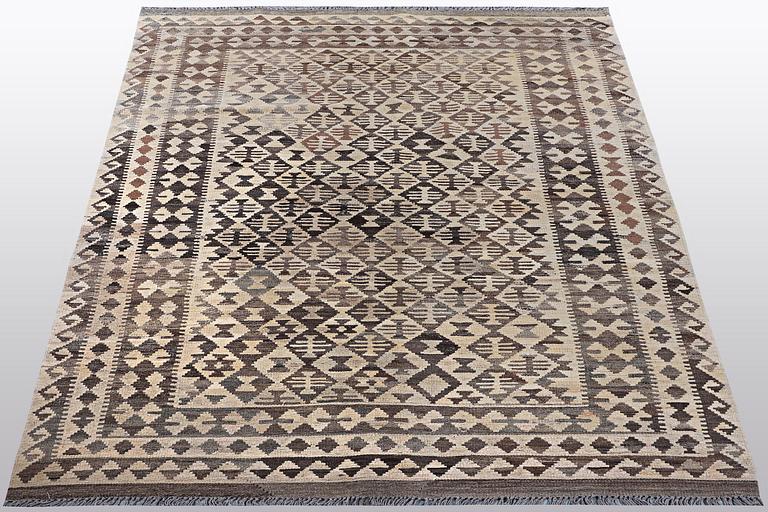 A rug, kilim, ca 246 x 154 cm.