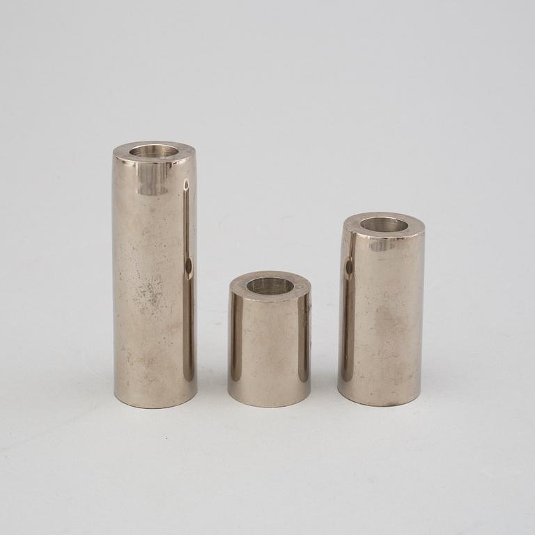 Fifteen possibly Danish candlesticks.