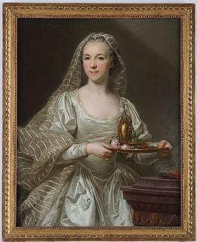 Alexander Roslin, Portrait depicting Mlle Bourgevin de Linas, as a Vestal Virgin.