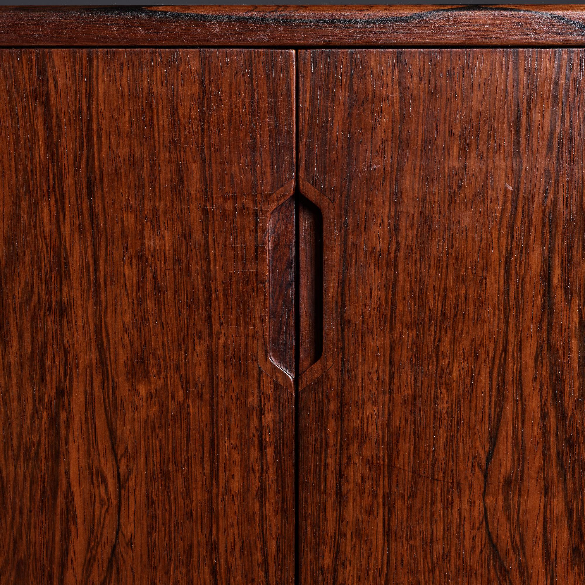 SVEND LANGKILDE, a Danish rosewood veneered sideboard, 1960's.